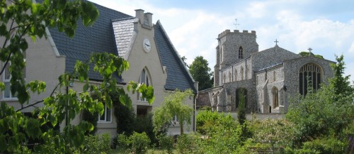 Litlington Church and Old School House