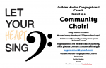 Guilden Morden Congregational Church Community Choir